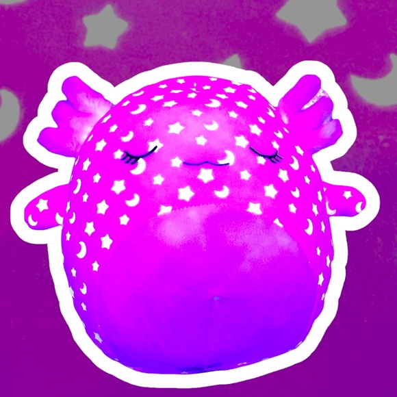 CRESSIDA 14โ GLOW IN THE DARK AXOLOTL HTF SQUISHMALLOW NWT - Picture 7 of 10